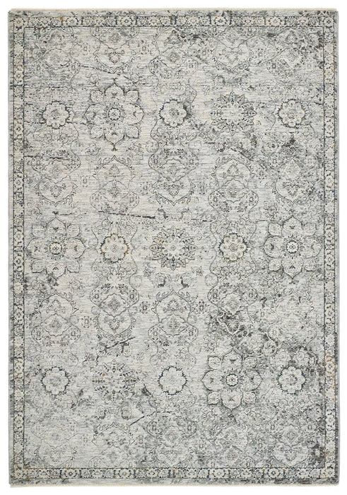 Mastercraft ella 6887a grey Grey Living Room Floral Rug.