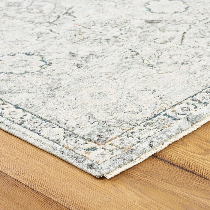 Mastercraft ella 6887a grey Grey Living Room Floral Rug.