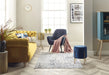 Mastercraft ella 6940a grey Grey Living Room Floral Rug.