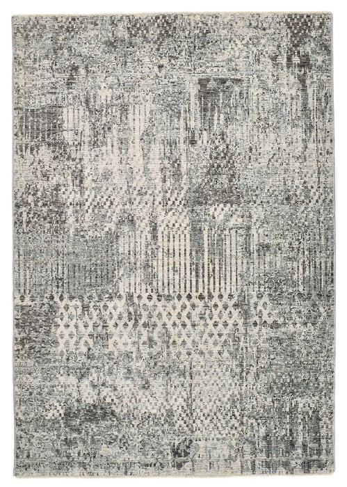 Mastercraft ella 6940a grey Grey Living Room Floral Rug.
