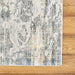 Mastercraft ella 6942e grey Grey Living Room Floral Rug.
