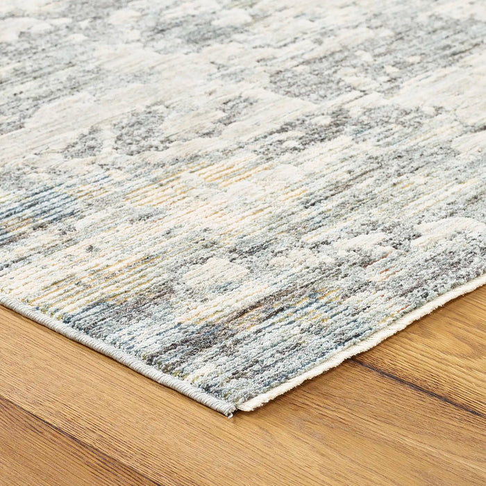 Mastercraft ella 6942e grey Grey Living Room Floral Rug.