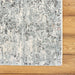 Mastercraft ella 6943a grey Grey Living Room Floral Rug.