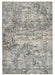 Mastercraft ella 6943a grey Grey Living Room Floral Rug.