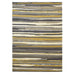 Sanderson sanderson elsdon linden 44006 Grey, Yellow, Multicoloured Living Room Wool Rug.