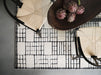 Asiatic empire cream black Black, Cream Living Room Wool Rug.