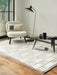 Asiatic empire cream black Black, Cream Living Room Wool Rug.
