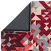 Asiatic enigma red multi Multicoloured, Red Living Room Wool Rug.