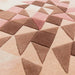 Asiatic enigma rose multi Multicoloured, Pink Living Room Wool Rug.