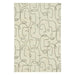 Scion scion screen printed epsilon charcoal 023801 Ivory Living Room Geometric Rug.