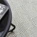 Origins estelle sky grey Grey Living Room Geometric Rug.