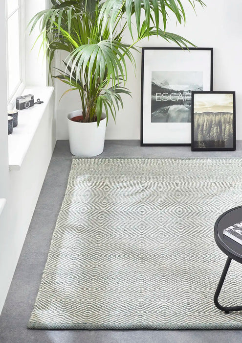 Origins estelle sky grey Grey Living Room Geometric Rug.
