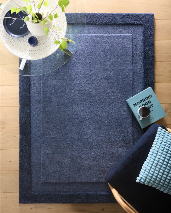 Stacked Border Evening Blue