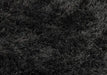 Origins extravagance dark grey Grey Living Room Shaggy Rug.