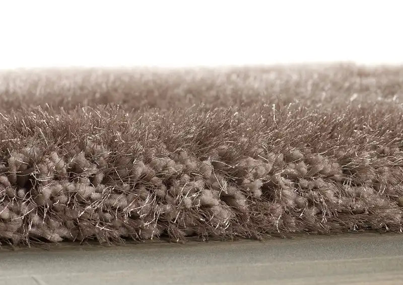 Origins extravagance mink Brown, Beige Living Room Shaggy Rug.
