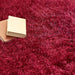 Origins extravagance wine Red Living Room Shaggy Rug.