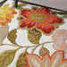 Nourison fantasy fa18 ivory Ivory, Multicoloured Living Room Floral Rug.
