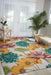 Nourison fantasy fa26 ivory Ivory, Multicoloured Living Room Floral Rug.