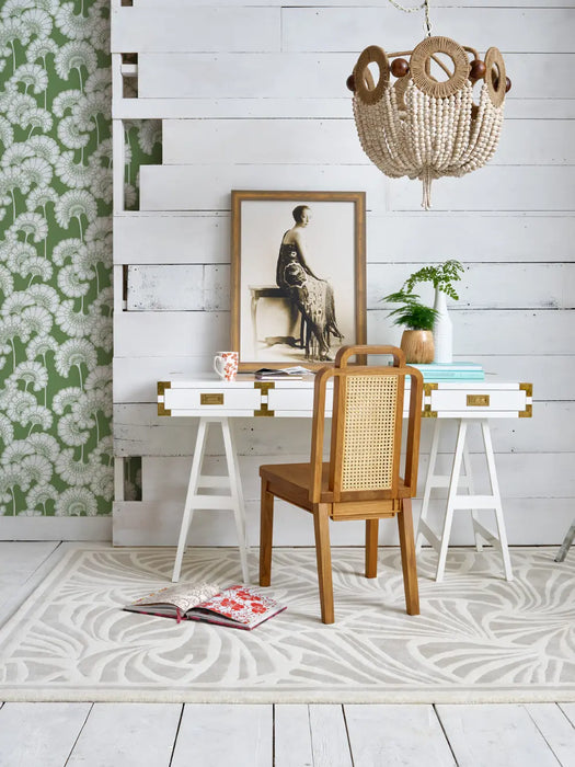 Japanese Fans Florence Broadhurst Ivory 039301 Rug
