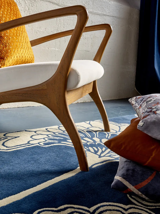 Japanese Floral Florence Broadhurst Midnight 039708 Rug
