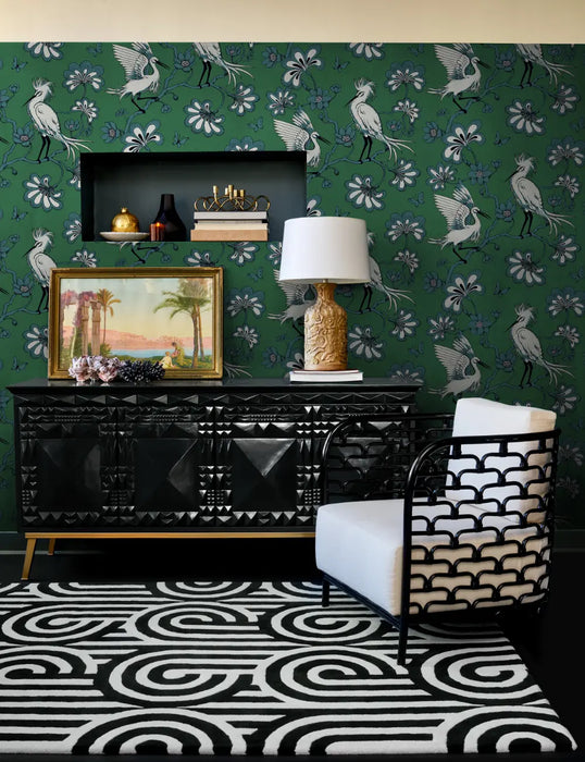 Turnabouts Florence Broadhurst Black 039205 Rug
