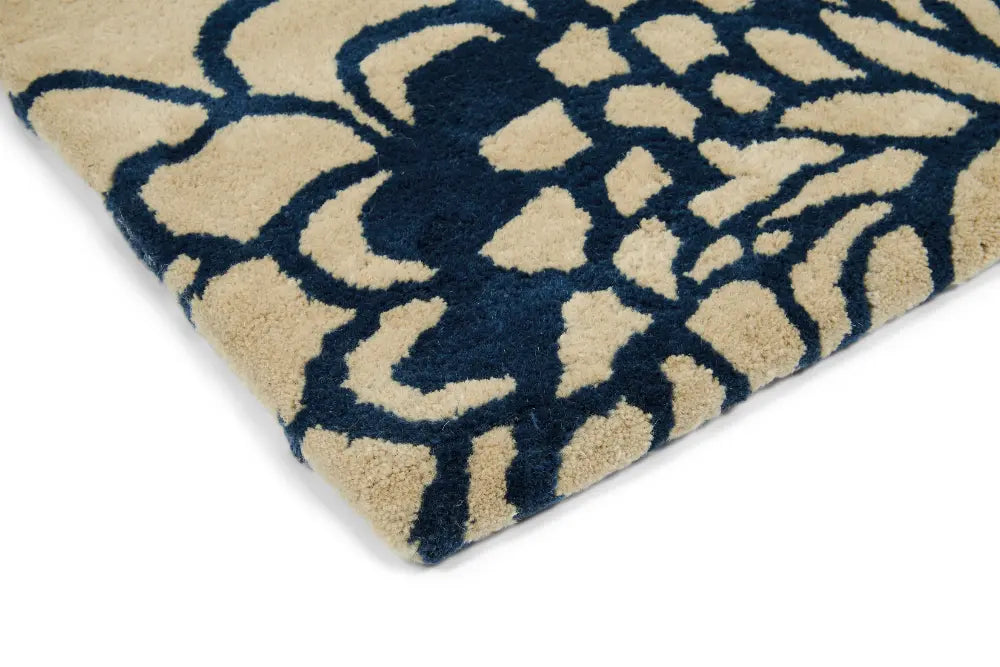 Japanese Floral Florence Broadhurst Midnight 039708 Rug
