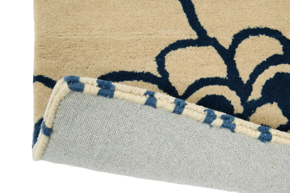 Japanese Floral Florence Broadhurst Midnight 039708 Rug