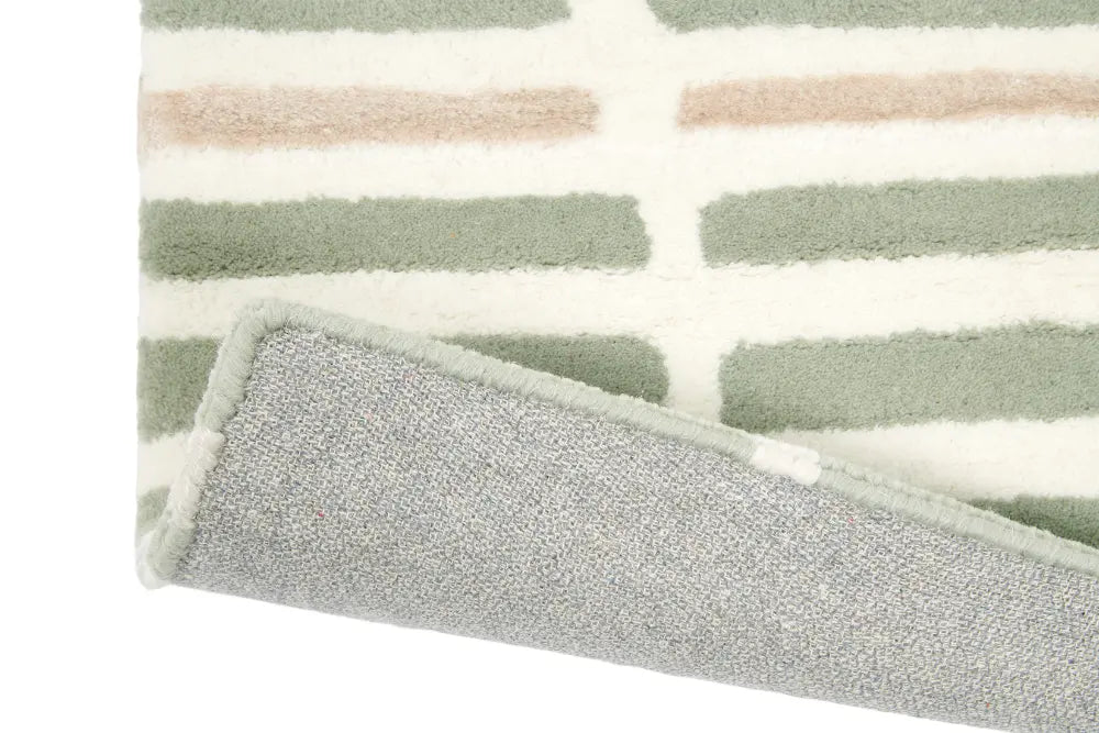 Tortoiseshell Stripe Florence Broadhurst Jade 039808 Rug