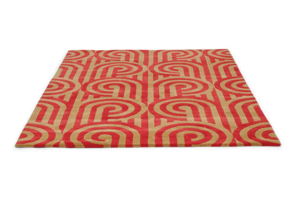 Claret Border Rug Turnabouts FB Claret Multicoloured Rug — RugsDirect Online
