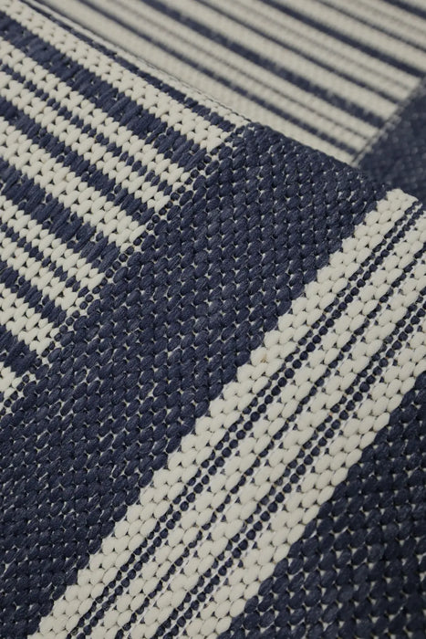 FLATWEAVE GEL Border Navy