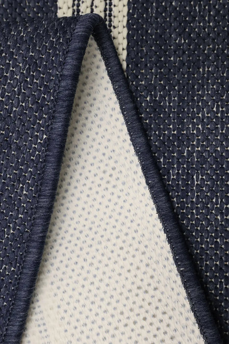 FLATWEAVE GEL Border Navy