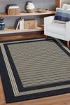 FLATWEAVE GEL Border Navy