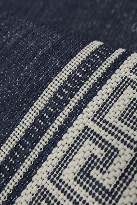 FLATWEAVE GEL Greek Key Navy
