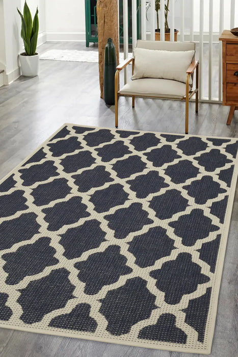 FLATWEAVE GEL l Trellis Navy