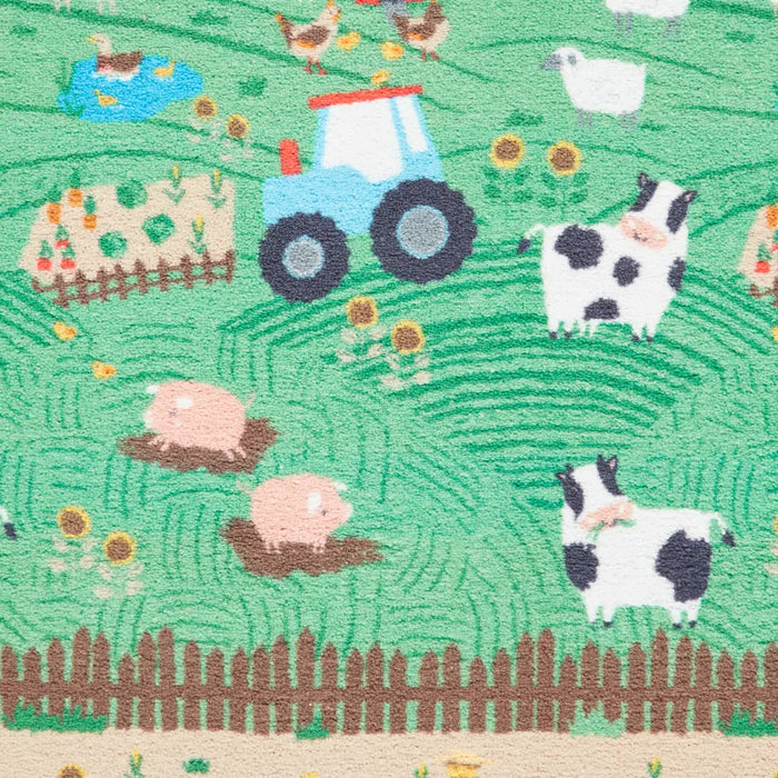 Catherine Lansfield Farmyard Animals Multi - Washable
