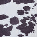 Think Rugs faux animal print cow print black and white Black, Ivory Living Room  Rug.