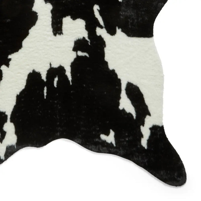 Faux Fur Cow Black/White