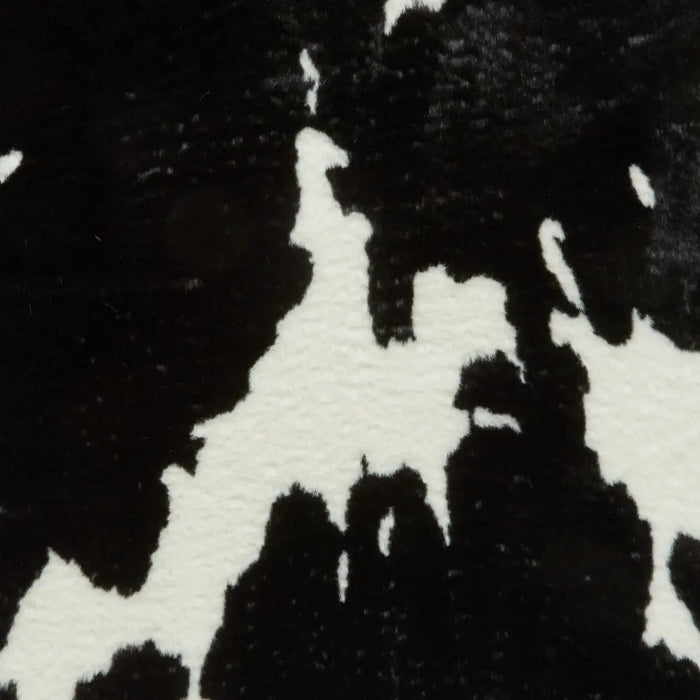 Faux Fur Cow Black/White