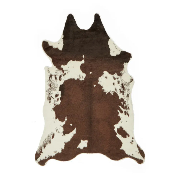 Faux Fur Cow Brown/White