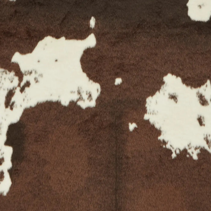 Faux Print Cow Brown/White