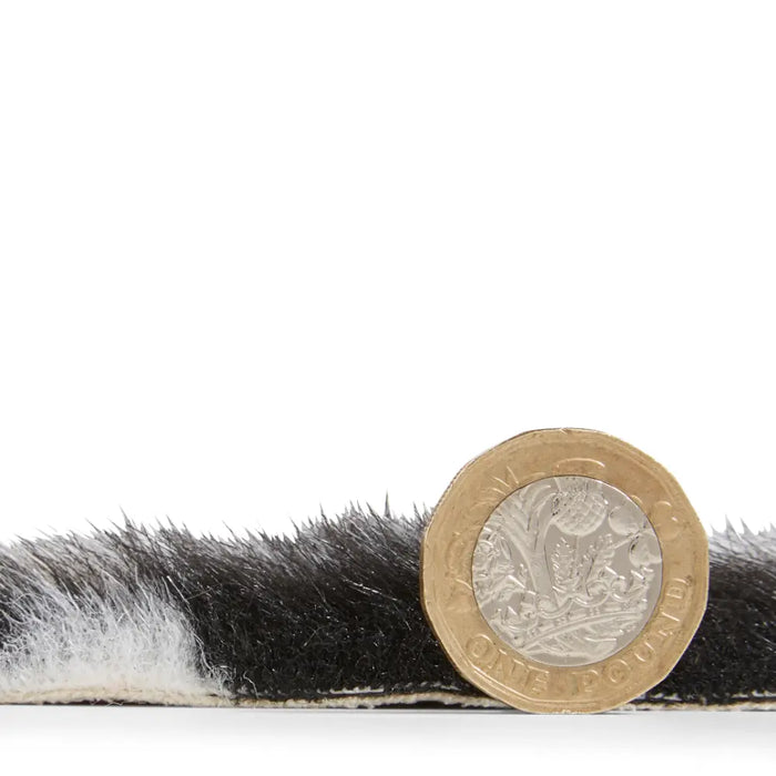 Faux Fur Zebra Black/White