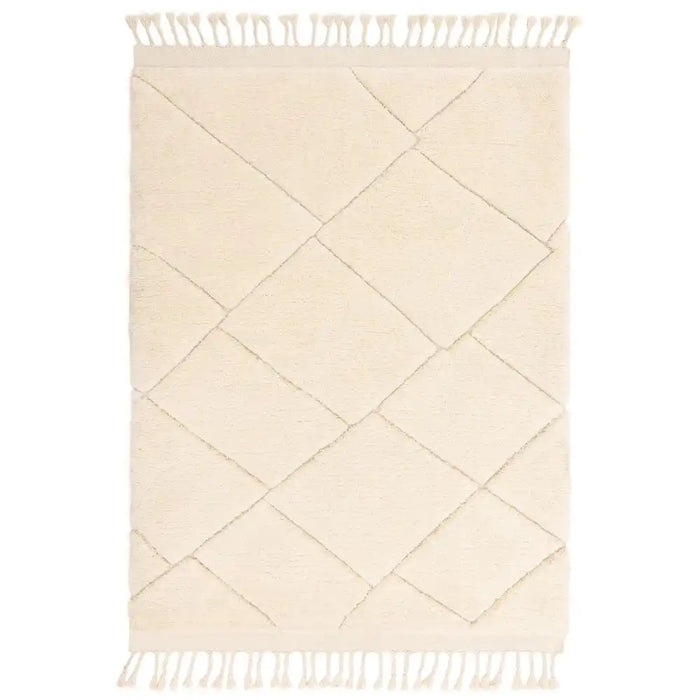 Asiatic fes fe01 Cream Living Room Moroccan Rug.