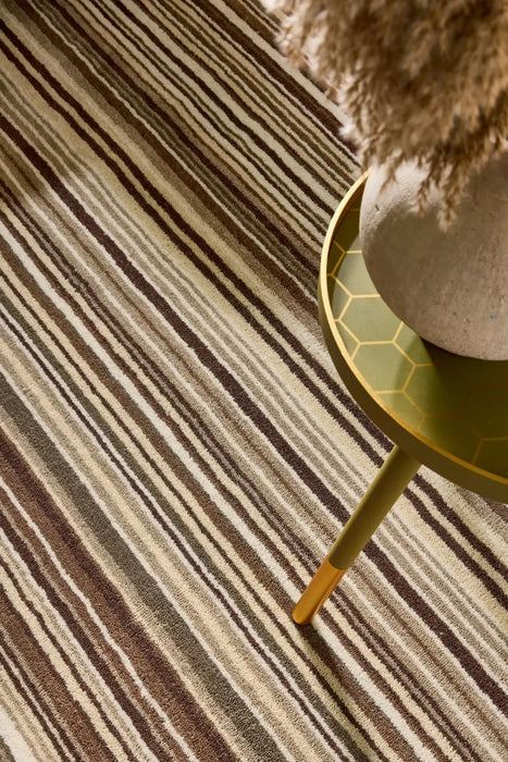 Fine Stripes Brown