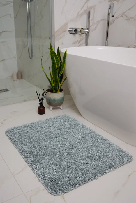 Buddy Bath Mat Fleck Blue