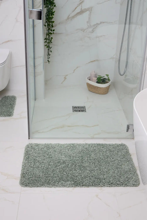 Buddy Bath Mat Fleck Green