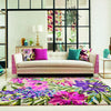 Harlequin harlequin floreale fuchia 44905 Purple, Multicoloured, Pink Living Room Wool Rug.