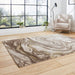 Think Rugs florence 50031 beige gold Yellow, Beige Living Room  Rug.
