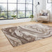 Think Rugs florence 50031 beige silver Grey, Beige Living Room  Rug.