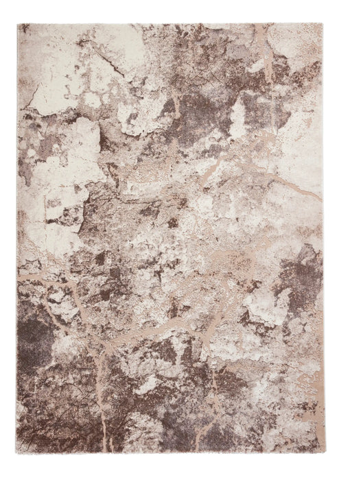 Think Rugs florence 50032 beige silver Grey, Beige Living Room  Rug.