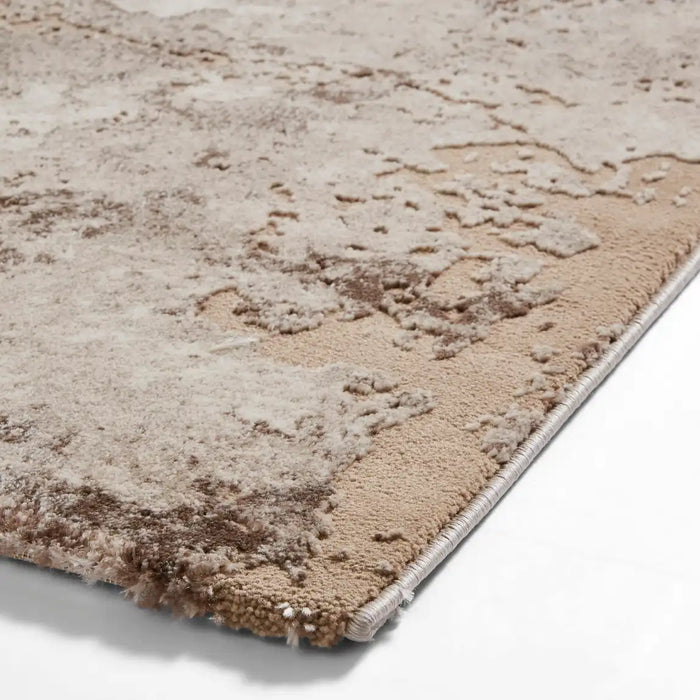 Think Rugs florence 50032 beige silver Grey, Beige Living Room  Rug.